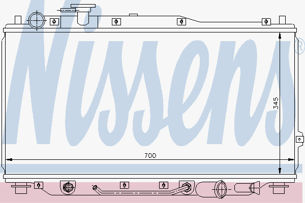 Radiator Kia Sephia Ii Aut.