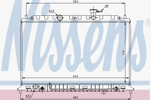 Radiator Kia Rio 1.4I-1.6I 05