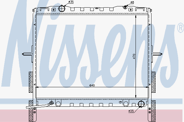 Radiator Kia Sorento 2,4I 02-