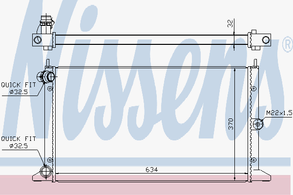 Radiator Seat Alhambra 1.8-2,0