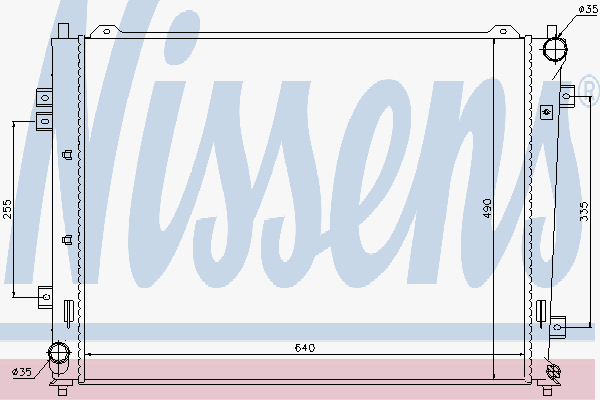 Radiator Kia Carens 2.0 D 06-