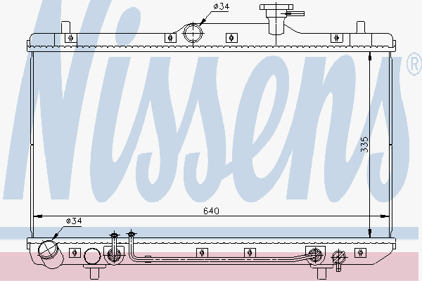Radiator Hyundai Accent 1,3-1,