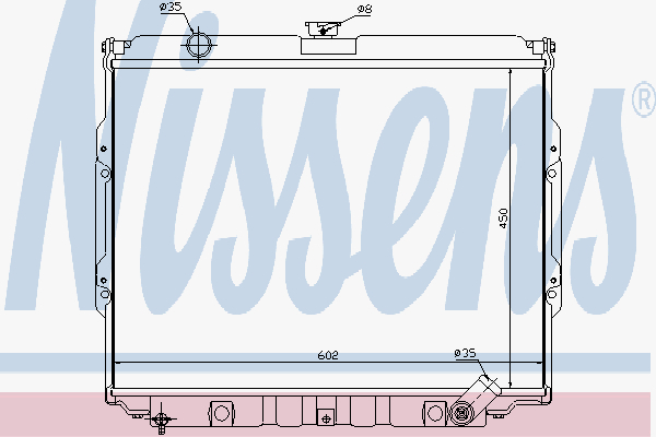 Radiator Hyundai Galloper Turb