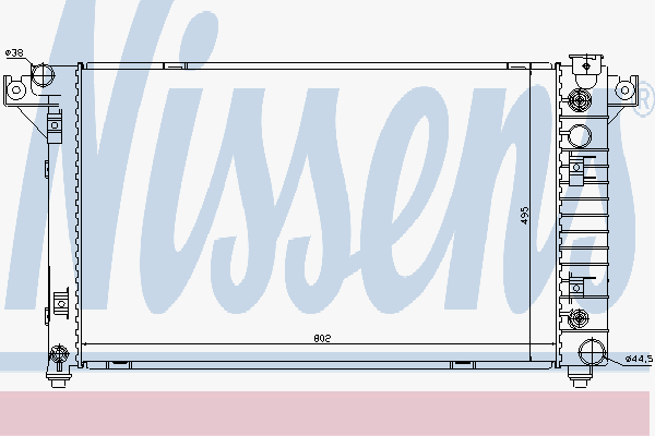 Radiator Dodge Ram 3.9-5.2 94-