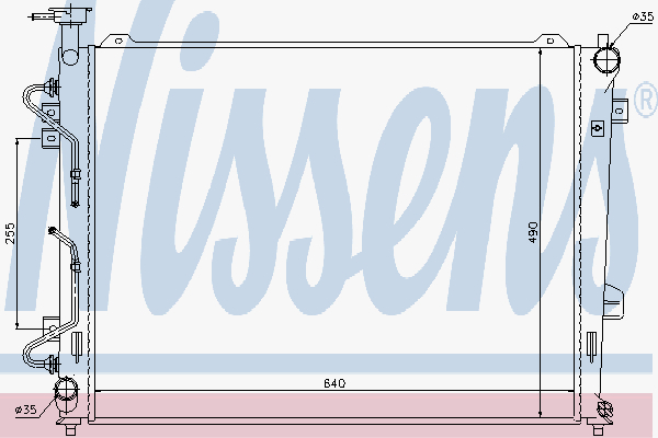 Radiator Kia Carens 2.0 D Aut