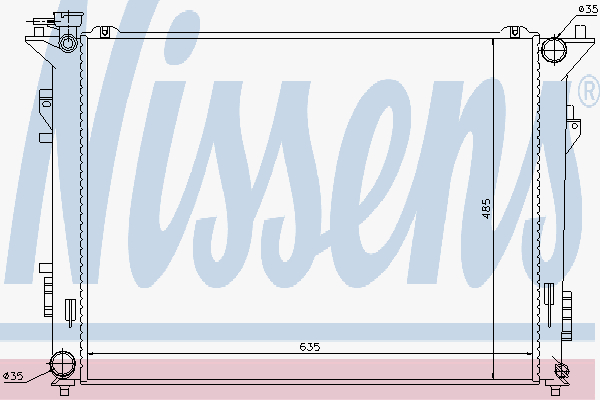 Radiator Hyundai Sonata 05-