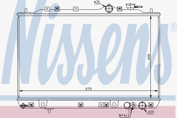 Radiator Hyundai Sonata Iii 93