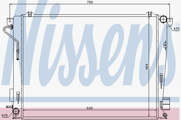 Radiator Hyundai Sonata 2.0 D