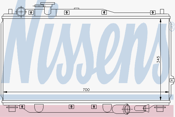 Radiator Kia Sephia Ii 96-