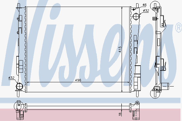 Radiator Renault Twingo +Ac