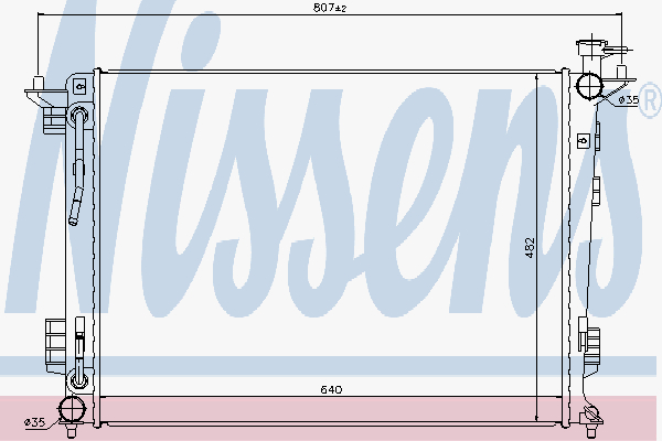 Radiator Hyundai Ix35 2.0-2.4