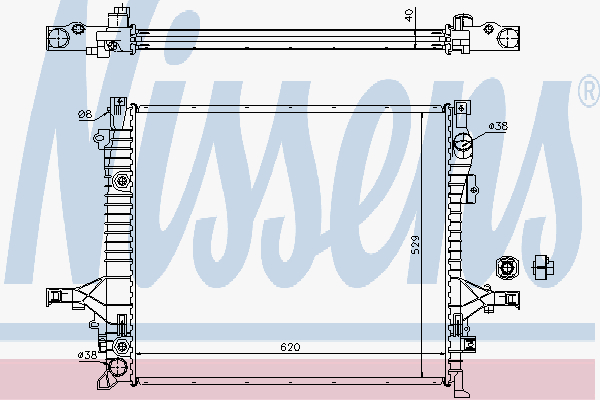 Radiator Volvo Xc90 Aut. 02-