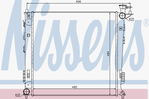 Radiator Hyundai Ix35 2.0 D
