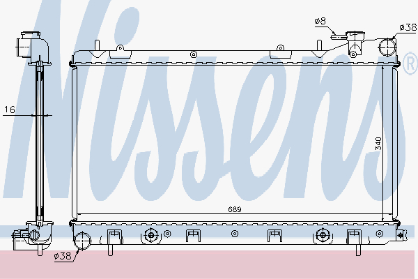 Radiator Subaru Impreza 1,5-1,