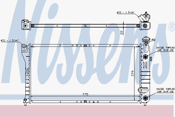 Radiator Chevrolet Lumina 98-0