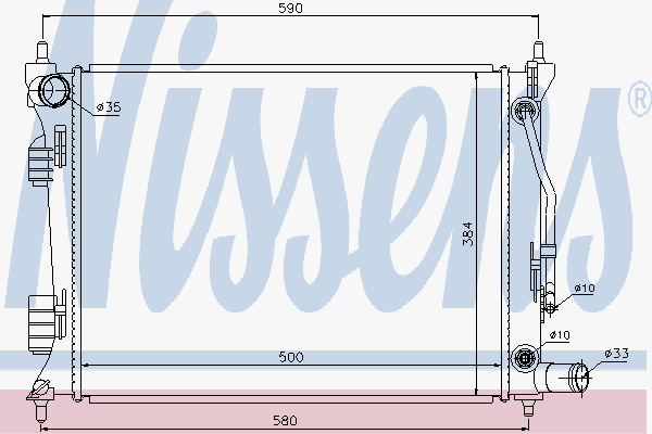 Radiator Hyundai Veloster 1.6