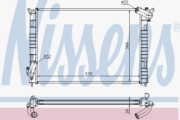 Radiator Mini Cooper S Ac 01-