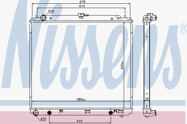 Radiator Nissan Pathfinder 2.5