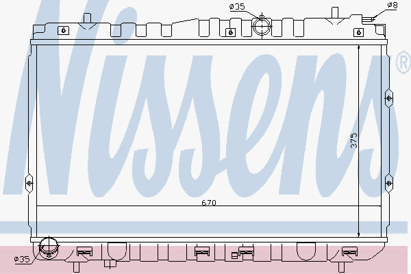 Radiator Kia Cerato 1.5 D 04-