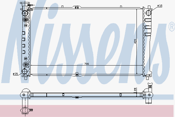 Radiator Kia Carnival Ii 2,5 V