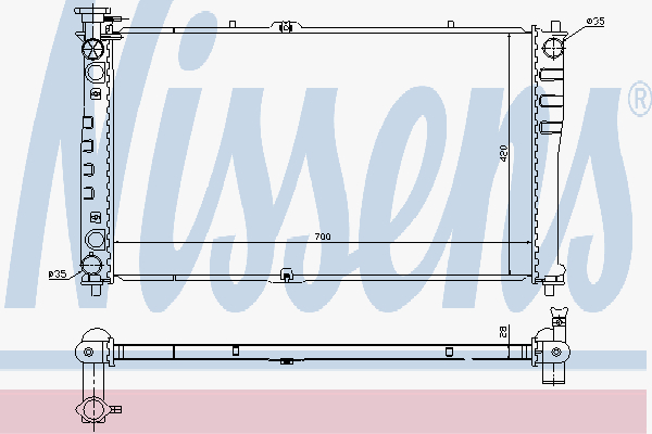 Radiator Kia Carnival Ii 2,5 V