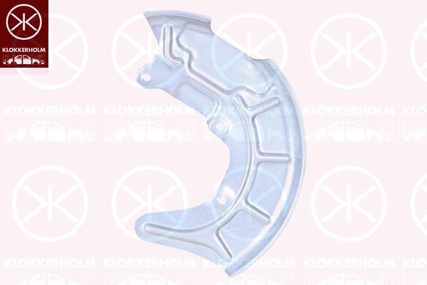 Bremseskjold , Ankerplate