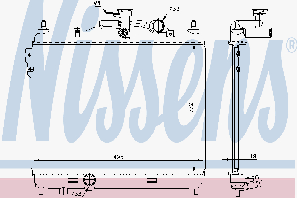 Radiator Hyundai Getz 1.5 D