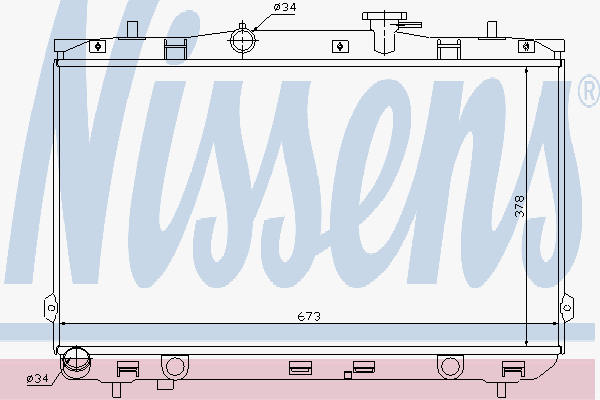 Radiator Hyundai Lantra 1,5-1,