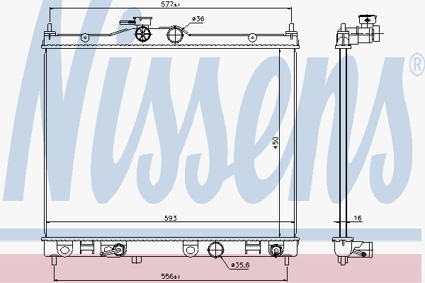 Radiator Nissan Nv200 1.6 Aut