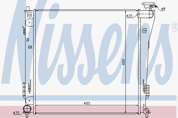 Radiator Hyundai I40 1.7Crdi