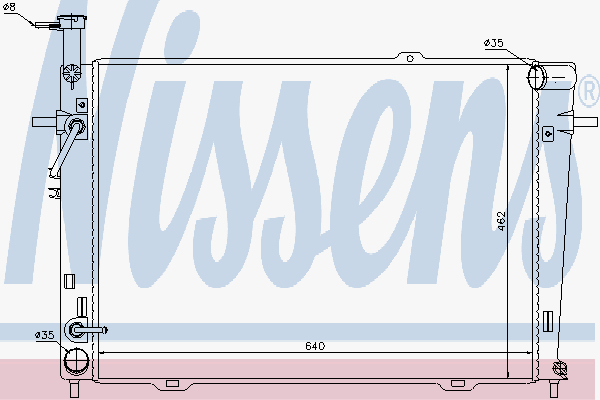 Radiator Hyundai Tucson 2.0-2.