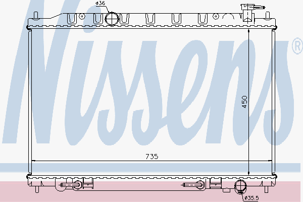 Radiator Nissan Murano 3,5 Aut