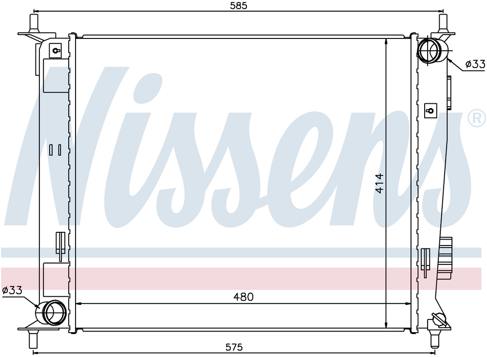 Radiator Kia Soul 1.6I 0
