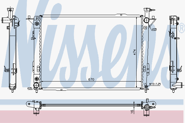 Radiator Hyundai Santa-Fe 2.4