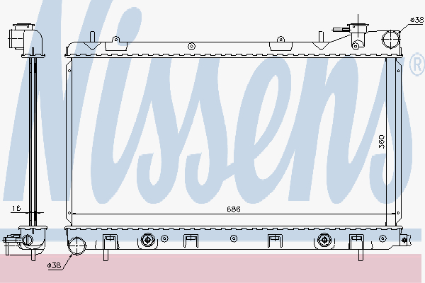 Radiator Subaru Forester 2.0 A