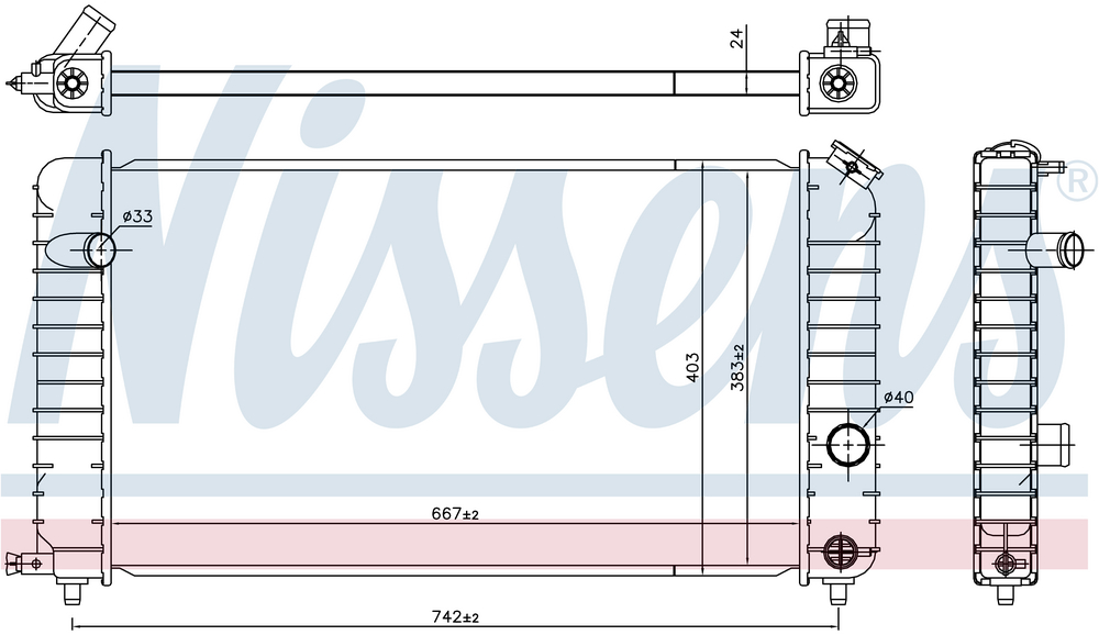 Radiator Chevrolet Blazer S/T-