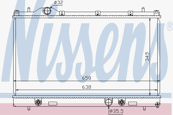 Radiator Chrysler Neon 2,0 00-