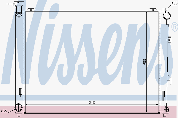 Radiator Kia Carens 2.0 06-