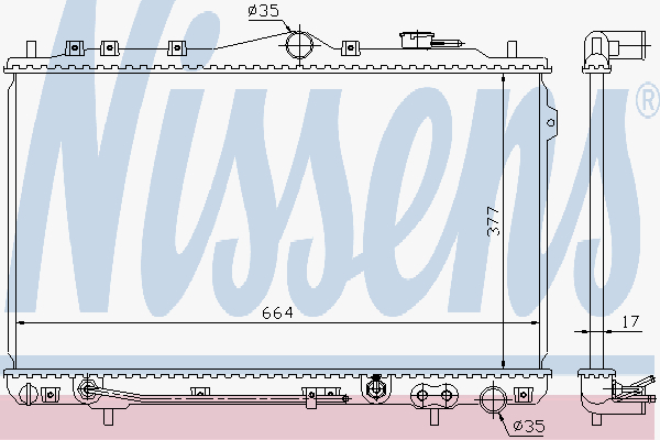 Radiator Hyundai Lantra I 1,5