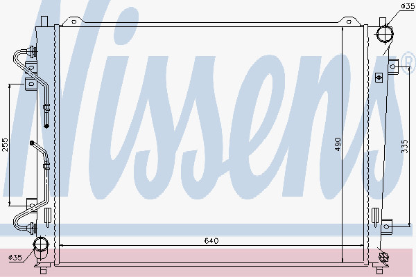 Radiator Kia Carens 2.0 D Aut