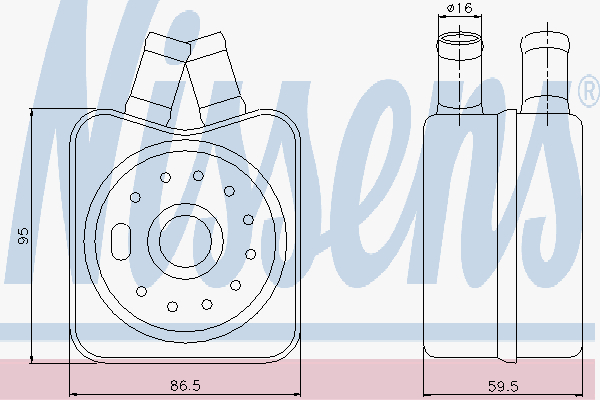Radiator Oliekler Audi/Vw