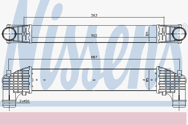Radiator Vw Sharan 1,9 Tdi 97-