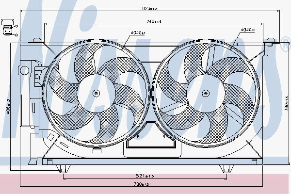 Radiator Citroen Xsara 1,9 D 96-