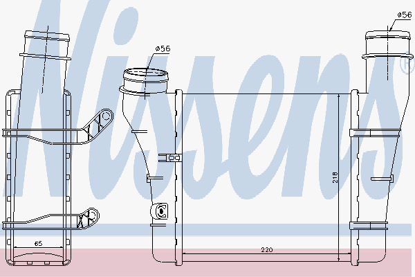 Radiator Audi A4-A6 96-