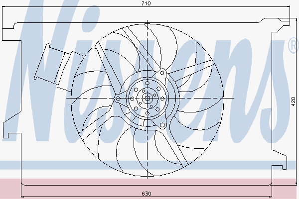 KJØLEVIFTE Opel Vectra C 02-
