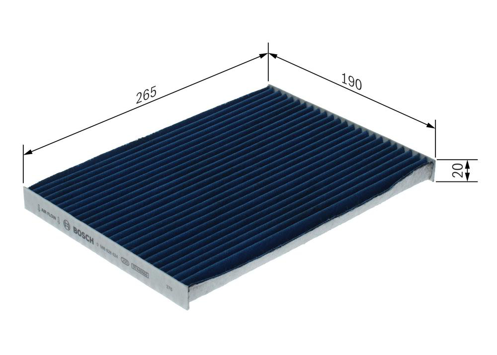 Kupéfilter, aktivt kull