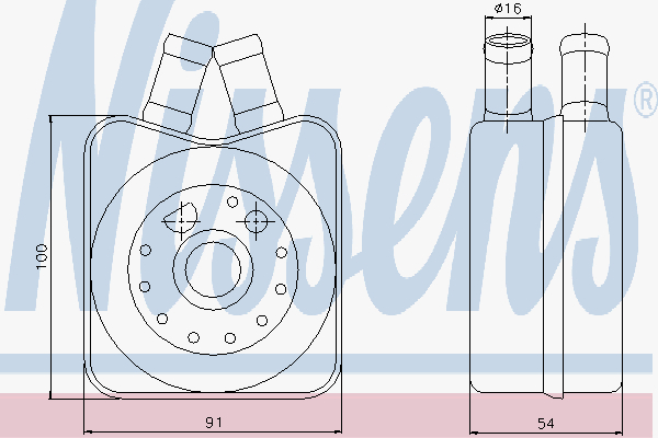 Radiator Oliekler Audi/Vw