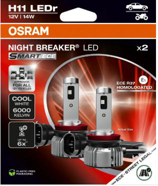 Night Breaker LED Smart ECE H11
