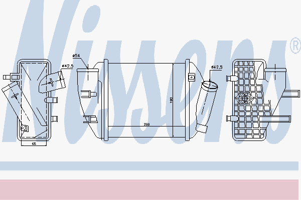 Radiator Audi A4 Ii 2,5 Tdi Left 01-