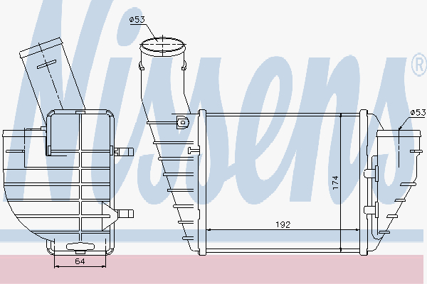 Radiator Vw-Passat 2,5 Tdi (Left) 00-